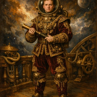 Астронавт эпохи Барокко — AI промт для GPT Image 1.5