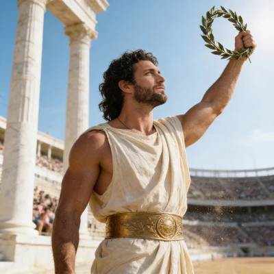 Атлет Древней Эллады — AI промт для Seedream 4.5
