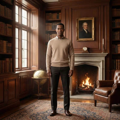 Атмосфера «Old Money» в поместье — AI промт для Nano Banana Pro