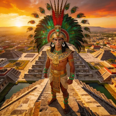 Ацтекский жрец: Древняя цивилизация — AI промт для Seedream 4.5