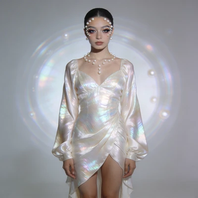 Блеск жемчужной кожи: Тренд Pearl Core — AI промт для Seedream 4.5