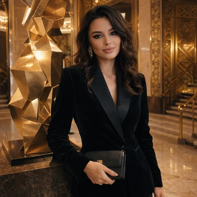 Блогер: Вечер в Музее Арт-Деко — AI промт для GPT Image 1.5