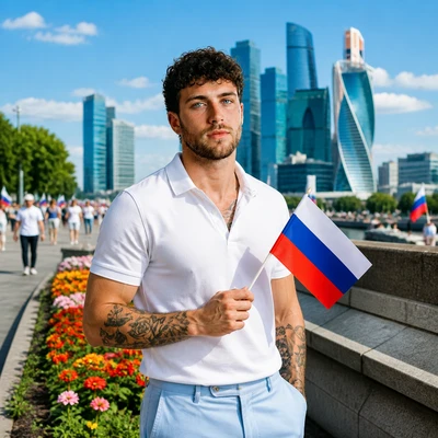 День России на набережной — AI промт для GPT Image 1.5