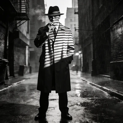Детектив в стиле Нуар 40-х — AI промт для Seedream 4.5