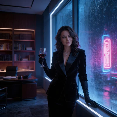 Детектив в стиле Нуар — AI промт для Seedream 4.5