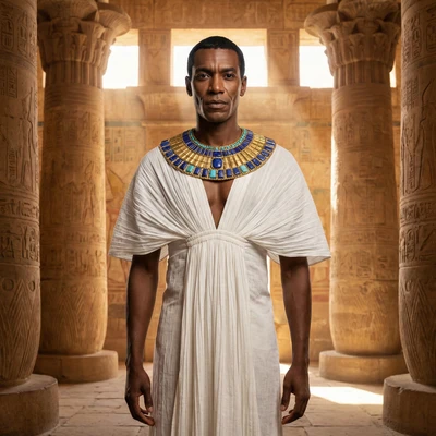 Директор музея в Древнем Египте — AI промт для Nano Banana Pro