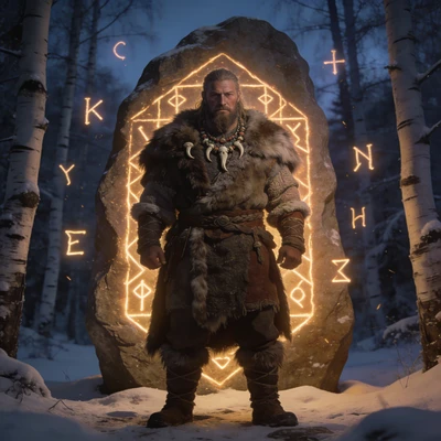 Древнескандинавский рунолог — AI промт для Seedream 4.5