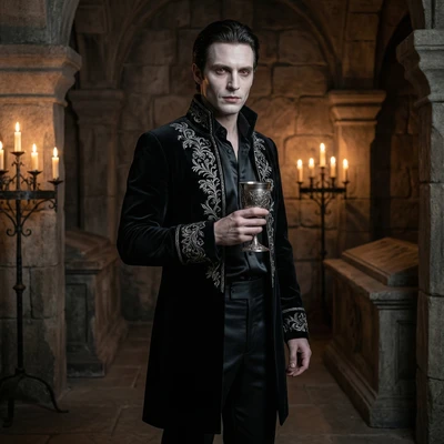 Древний готический вампир — AI промт для Nano Banana Pro