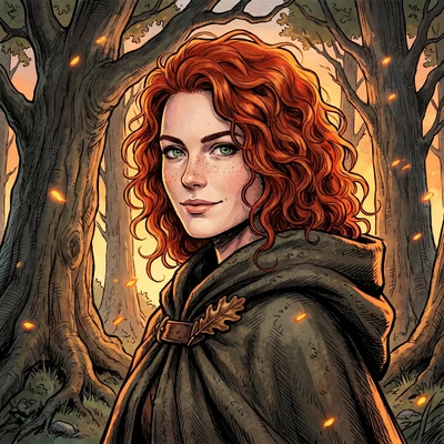 Дух Осени: Фэнтези-Манга — AI промт для Nano Banana Pro