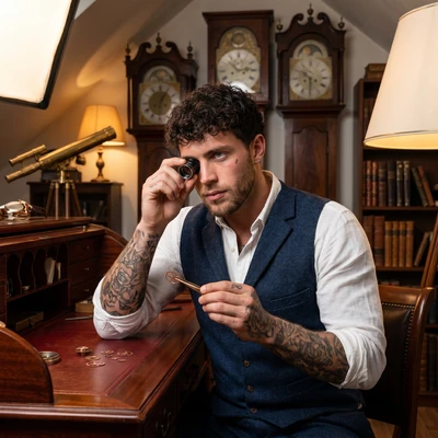 Эдиториал: Мастер Часовых Дел — AI промт для Nano Banana Pro