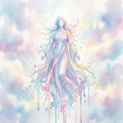 Эфирный художник-акварелист — AI промт для Nano Banana Pro