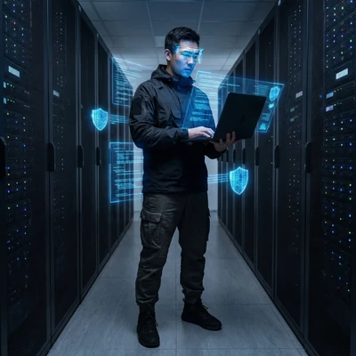 Эксперт по кибербезопасности из будущего — AI промт для Nano Banana Pro