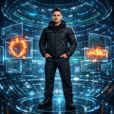 Эксперт по кибербезопасности в виртуальном узле — AI промт для GPT Image 1.5