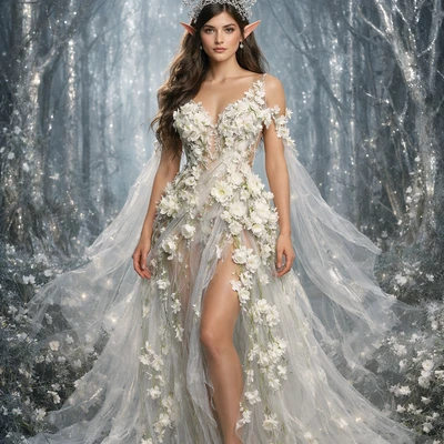 Эльфийская принцесса в стиле «Couture» — AI промт для GPT Image 1.5