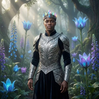 Эльфийский королевский портрет — AI промт для Nano Banana Pro