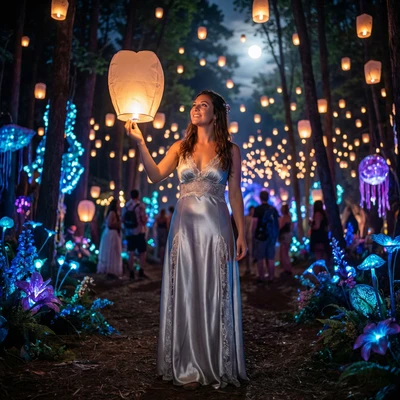 Эльфийский Праздник Огней — AI промт для Nano Banana Pro