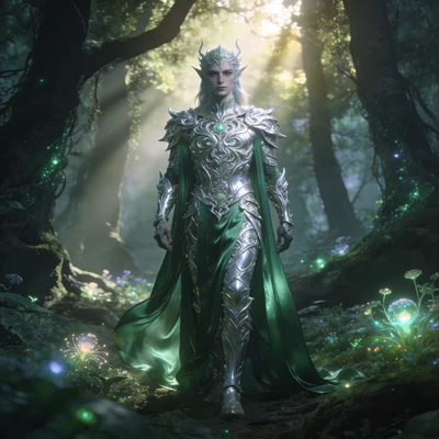 Эльфийский страж леса — AI промт для Seedream 4.5