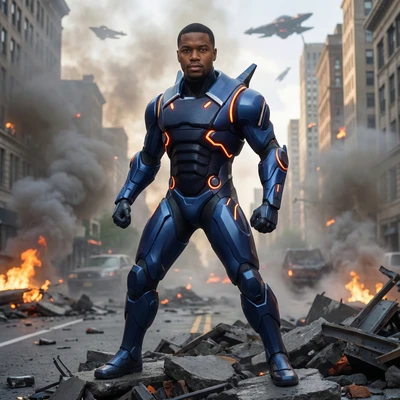 Эпичный супергерой Marvel — AI промт для Nano Banana Pro