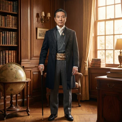 Эпоха Мэйдзи: стань аристократом — AI промт для Nano Banana Pro