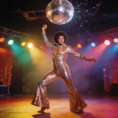 Эра диско: Звезда 70-х — AI промт для Seedream 4.5