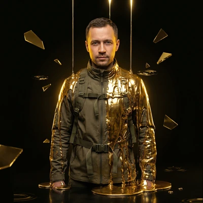 Эра жидкого золота — AI промт для Nano Banana Pro
