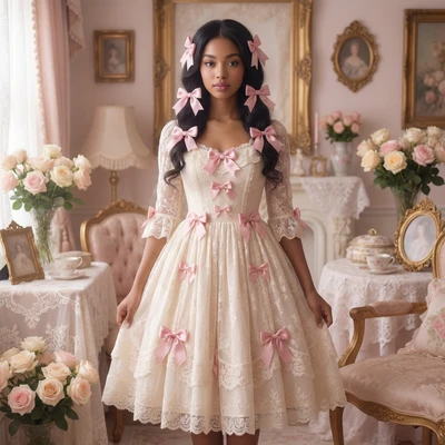 Эстетика «Coquette-Core» — AI промт для Nano Banana Pro