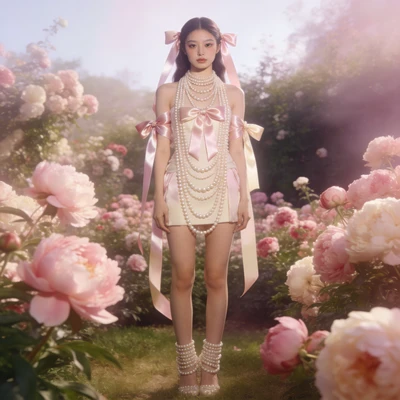 Эстетика Coquette & Pearls — AI промт для Seedream 4.5