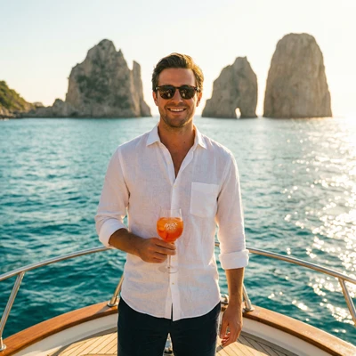 Эстетика итальянского лета Capri — AI промт для Nano Banana Pro