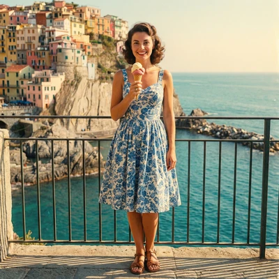 Эстетика итальянского лета Dolce Vita — AI промт для Nano Banana Pro