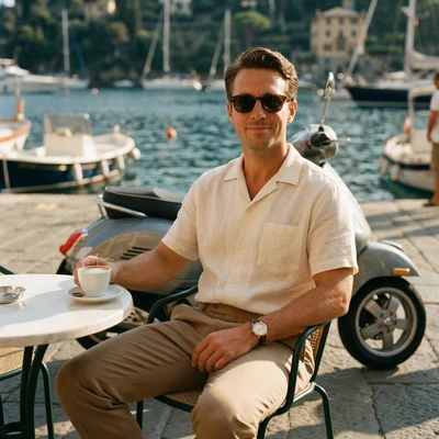 Эстетика итальянской Dolce Vita 1950-х — AI промт для Nano Banana Pro