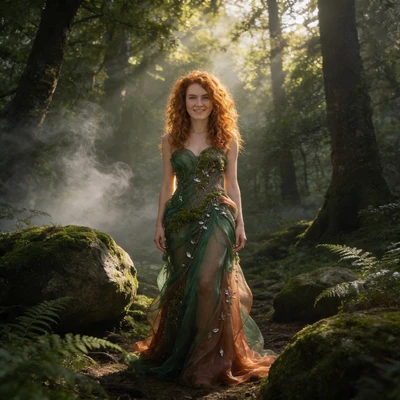 Эстетика лесной нимфы — AI промт для Seedream 4.5