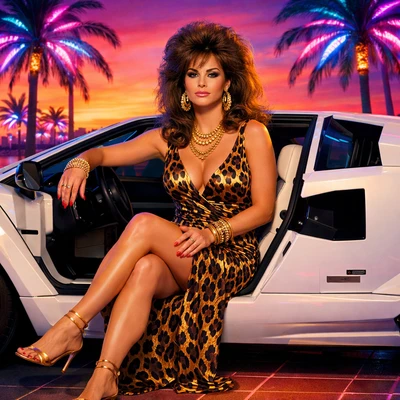 Эстетика «Mob Wife» в стиле Майами — AI промт для GPT Image 1.5