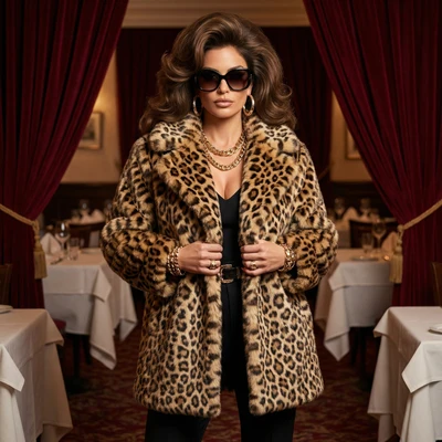 Эстетика «Mob Wife» (Жена мафиози) — AI промт для Nano Banana Pro