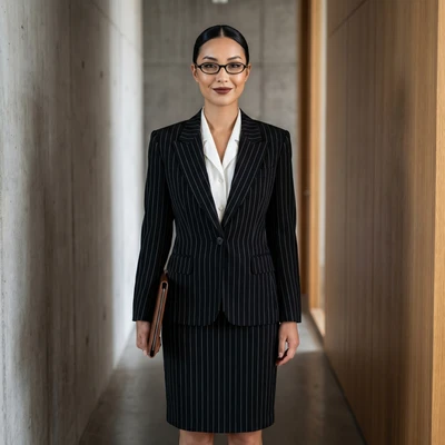 Эстетика «Офисной сирены» — AI промт для Nano Banana Pro