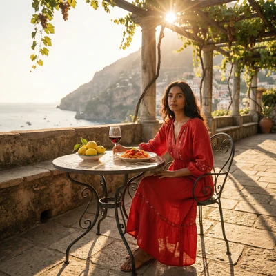 Эстетика Tomato Girl Summer — AI промт для Nano Banana Pro