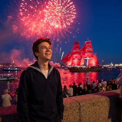 Фестиваль «Алые паруса» — AI промт для Nano Banana Pro