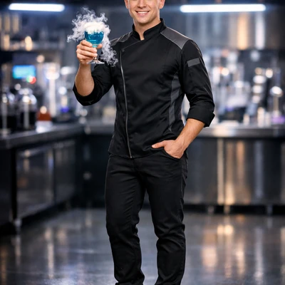 Фуд-блогер в мире молекулярной кухни — AI промт для GPT Image 1.5