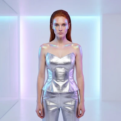 Футуристическая Глянец-Эстетика — AI промт для Nano Banana Pro