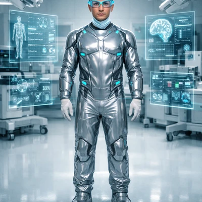 Футуристический хирург в умных очках — AI промт для GPT Image 1.5