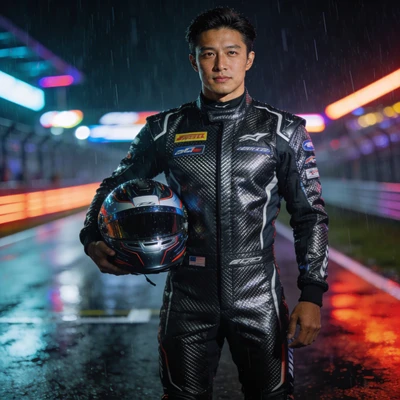 Футуристичный гонщик «Формулы-1» — AI промт для Seedream 4.5