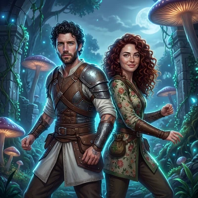 Герои приключенческой RPG — AI промт для Nano Banana Pro