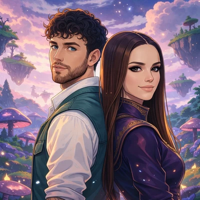 Герои рисованного приключения — AI промт для GPT Image 1.5