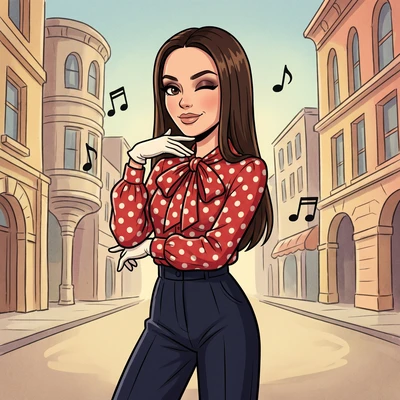 Героиня мультфильма 30-х — AI промт для Nano Banana Pro