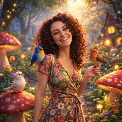 Героиня сказочного мультфильма — AI промт для GPT Image 1.5