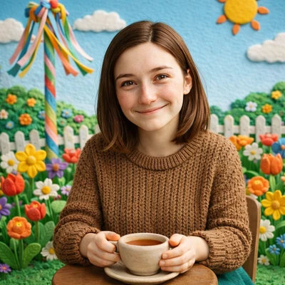 Героиня уютного пластилинового мультфильма — AI промт для GPT Image 1.5