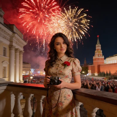 Героиня Весны 1945-го — AI промт для Seedream 4.5