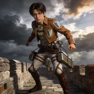 Герой аниме «Атака Титанов» — AI промт для Seedream 4.5