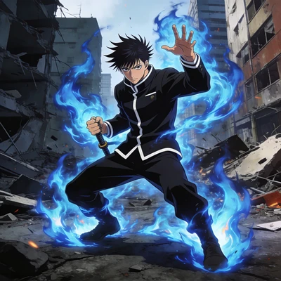 Герой аниме «Магическая битва» — AI промт для Seedream 4.5