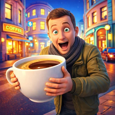 Герой комедийного мультфильма — AI промт для GPT Image 1.5