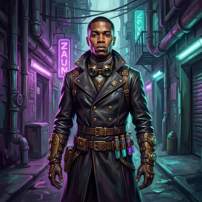 Герой мультфильма «Arcane» — AI промт для Nano Banana Pro